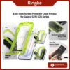 RINGKE Tempered Glass Samsung Galaxy S26 S25 Ultra Plus RINGKE Easy Slide Screen Protector Clear HD Privacy Anti Spy With Tray Installation Screen Protector Guard 2 Pack