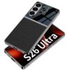 Case Samsung Galaxy S26 Ultra Plus GKK Grossy Glass Texture Leather Sleek Metal Frame Protective