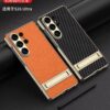 ginee_20260514165159021_6752233109.jpeg GKK Case Samsung Galaxy S26 S25 S24 Ultra Plus GKK Electroplated Triumph Leather Kickstand Protective Cover Casing