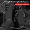 ginee_20260514165159921_6934416216.jpeg GKK Case Samsung Galaxy S26 S25 S24 Ultra Plus GKK Electroplated Triumph Leather Kickstand Protective Cover Casing