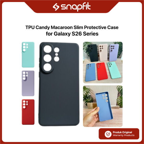 ginee_20260514170115547_9418979067.jpeg SNAPFIT Case Samsung S26 Ultra SNAPFIT TPU Candy Macaroon Slim Thin Tipis Protective Cover Casing