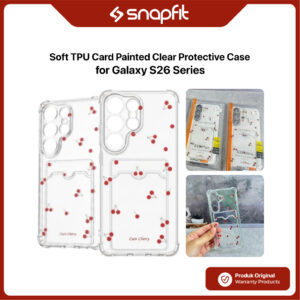 ginee_20260514170155417_9292566072.jpeg SNAPFIT Case Samsung Galaxy S26 Ultra Plus SNAPFIT Softf Tpu Card Transparent Protective Premium Casing Cover